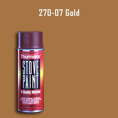 Thurmalox Gold Wood Stove Paint - 12 oz. Aerosol Spray Can