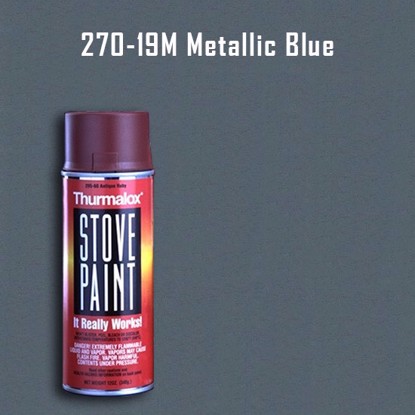 Thurmalox Metallic Blue Stove Paint - 12 oz. Aerosol Spray Can 