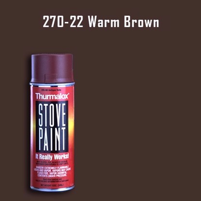 Thurmalox Warm Brown Stove Paint - 12 oz. Aerosol Spray Can