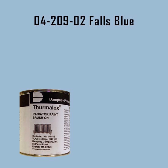 Thurmalox® 200 Series Falls Blue Radiator Paint - 1 Quart Can