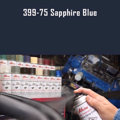 Alvin Products Sapphire Blue High Heat Automotive Engine Spray Paint - 12 oz. Aerosol Spray Can