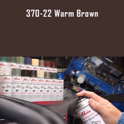 Alvin Products Warm Brown High Heat Automotive Engine Spray Paint - 12 oz. Aerosol Spray Can